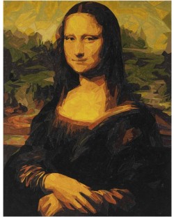 Komplet za slikanje po brojevima Grafix - Mona Lisa